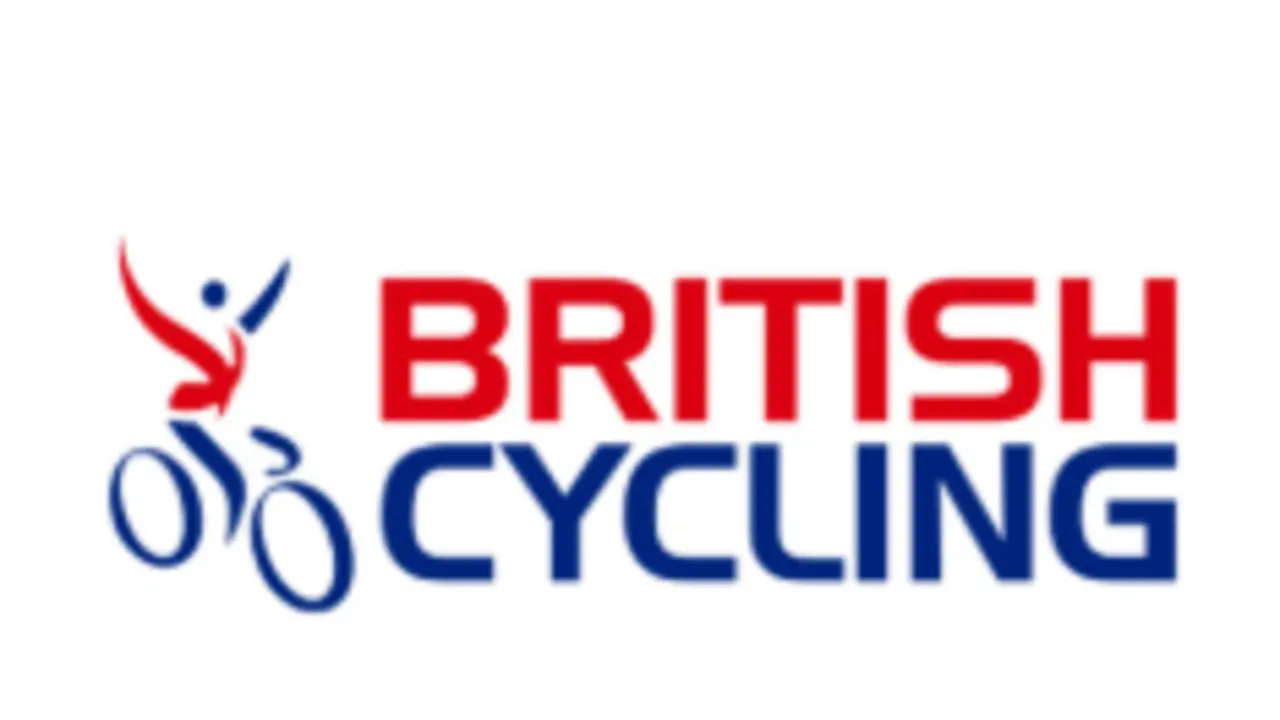 An image of the British Cycling Logo in blue and red