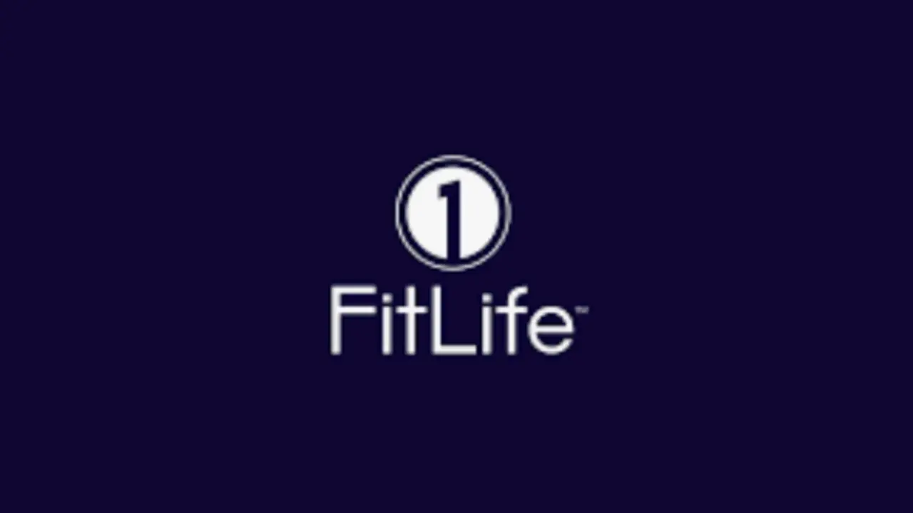 An image of the 1FitLife logo in navy and white