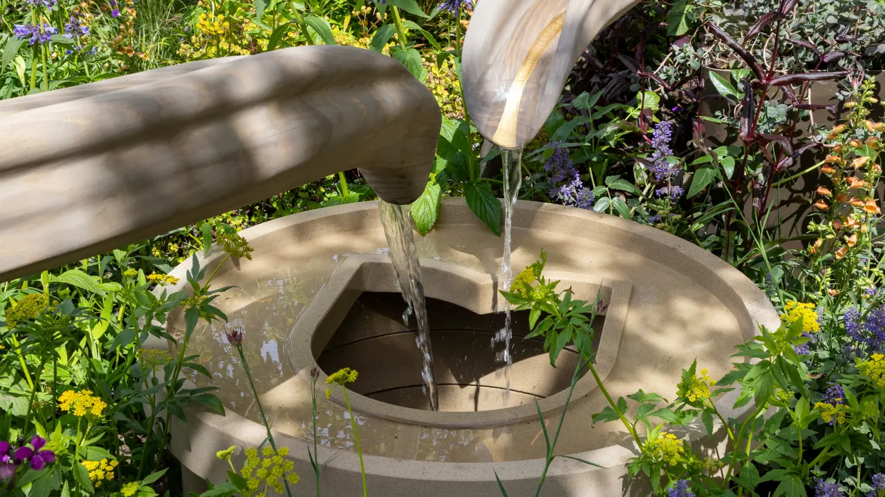 The hand rill at RHS Chelsea Flower Show