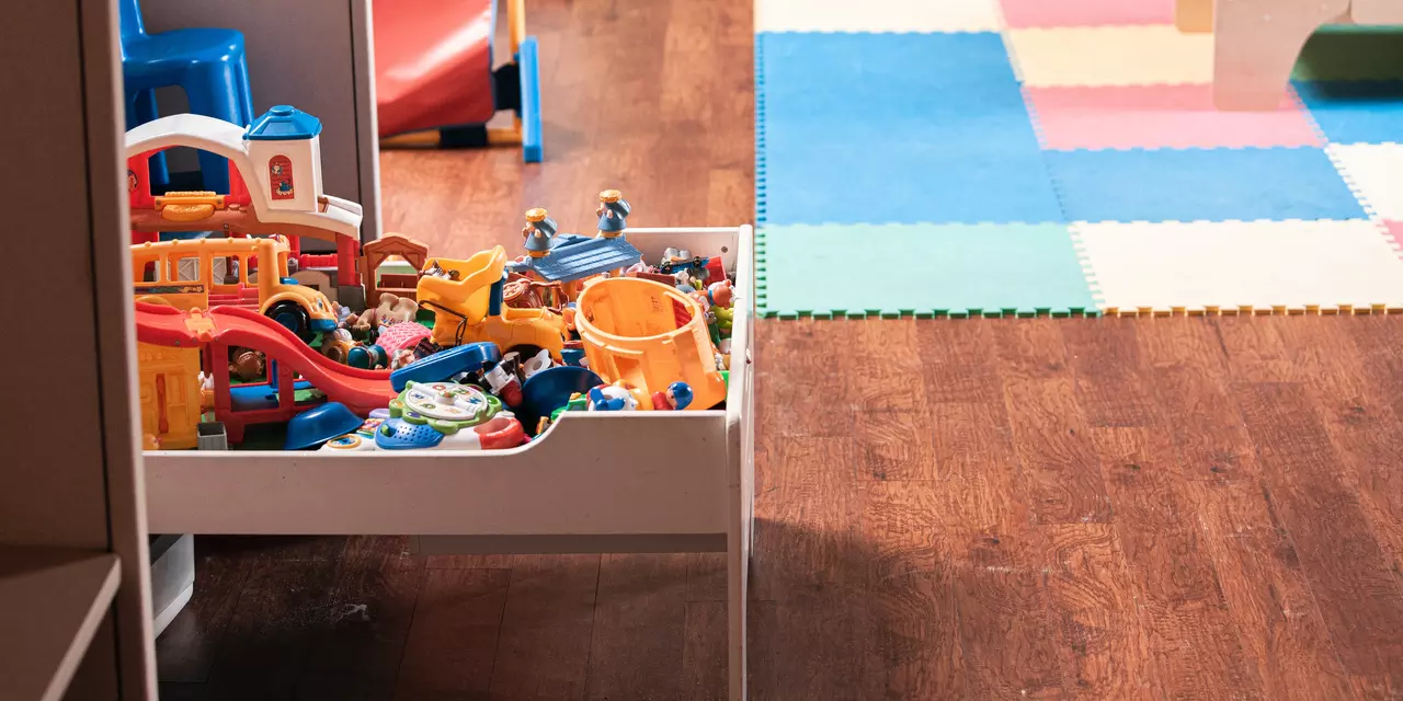 Playroom with toys