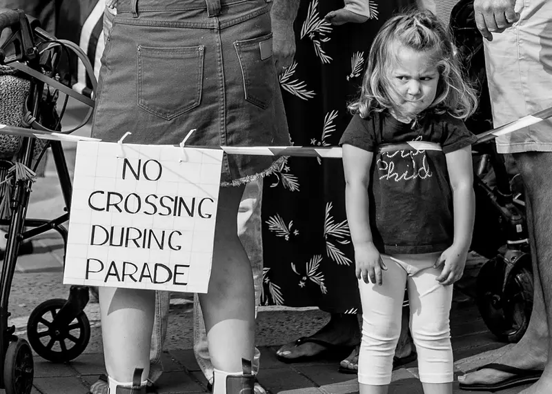 Image of girl at parade